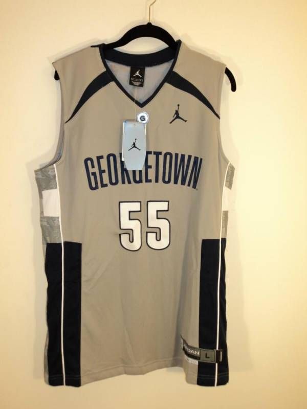 New Authentic Georgetown Hoyas 55 Basketball Jersey $75