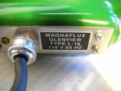 Magnaflux Glenview Type L 10 Portable A C Coil w Case Foot Pedal