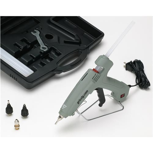 This Professional Glue Gun includes a four finger trigger grip