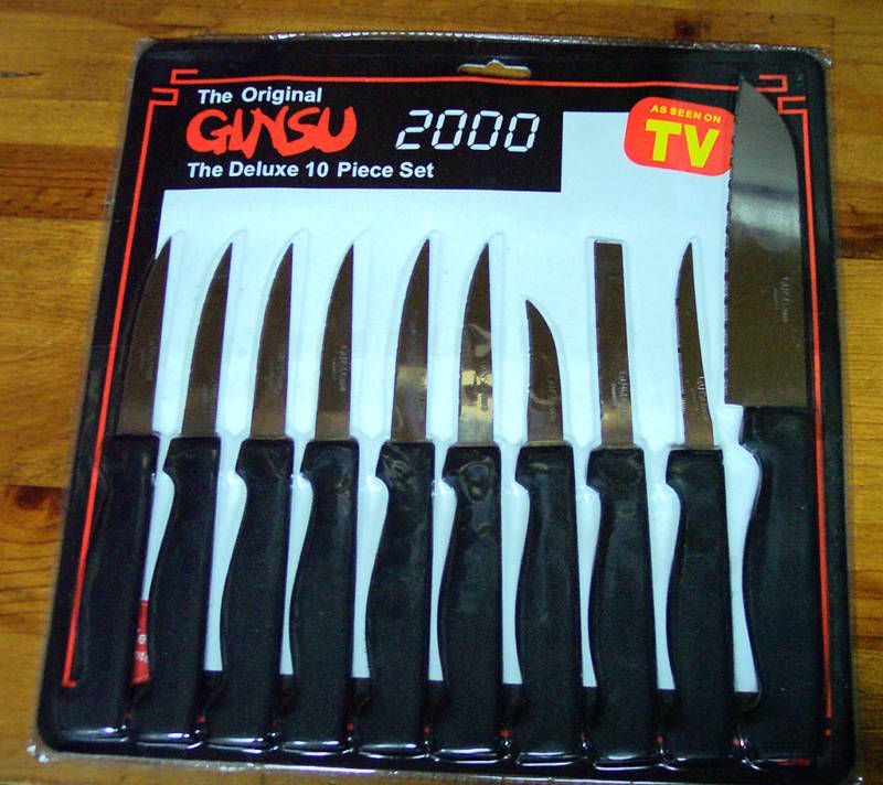 Ginsu 2000 10 Piece Knife Set New in Unopened Package