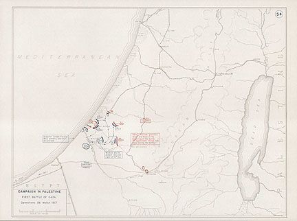first battle of gaza 26 march 1917