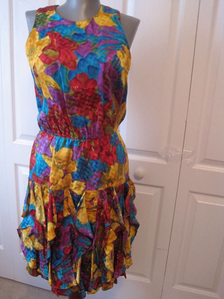 Vintage Gillian Silk Dress 6