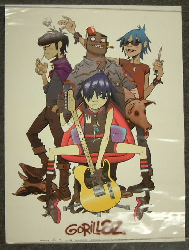 Gorillaz Self Titled Promo Poster