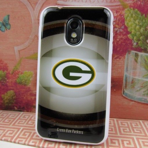  Galaxy S II 2 Epic Touch 4G Rubber Skin Case Cover Green Bay Packers 3