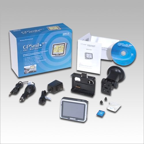 New Holux Gpsmile 52PLUS 52 GPS Navigator with US Canada Maps