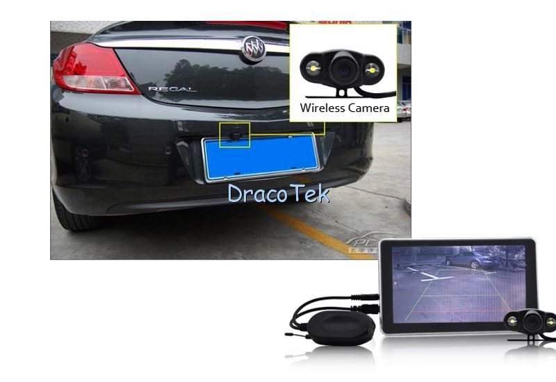 inch GPS Navigator with Bluetooth Wireless IR Nightvison Rearview