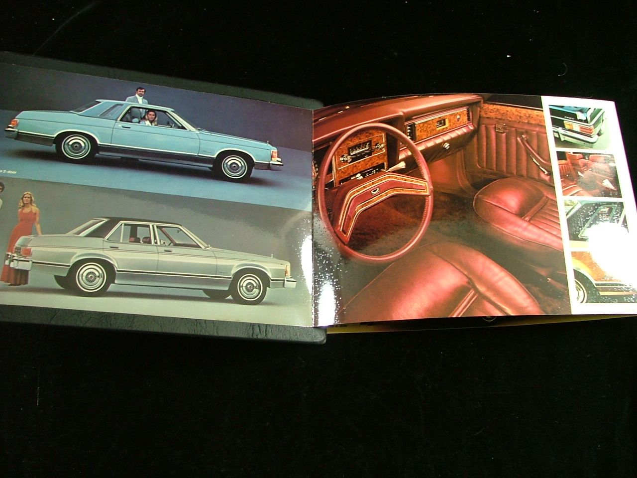 1975 Ford Granada Dealer Book Brochure Fold Out