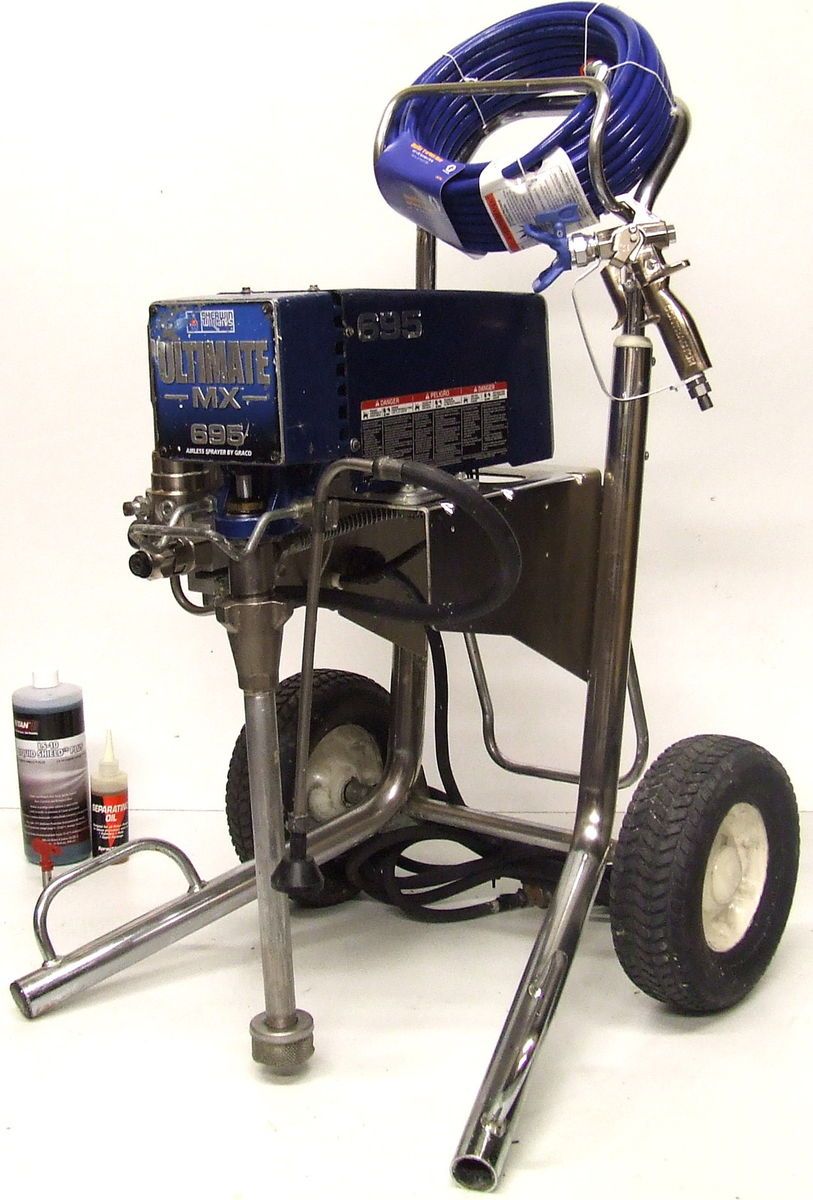 Graco 695 Ultimate MX II Airless Paint Sprayer Contractor Piston Pump