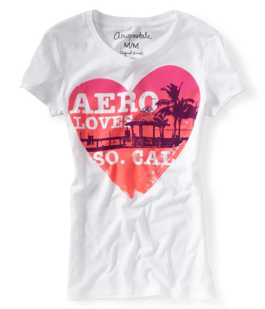 Aeropostale Aero Love Island Graphic T