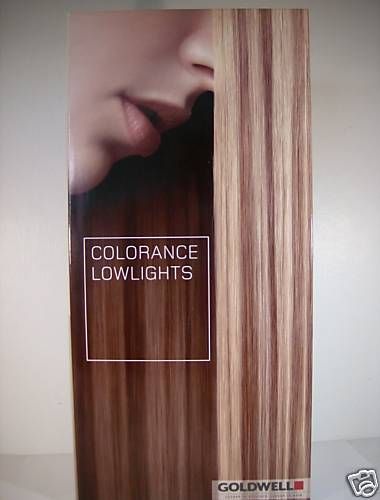 Goldwell Colorance Lowlights Swatch Chart