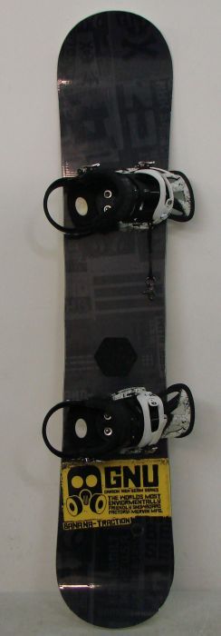 GNU Banana Traction 162cm Snowboard w Burton Cartel Bindings