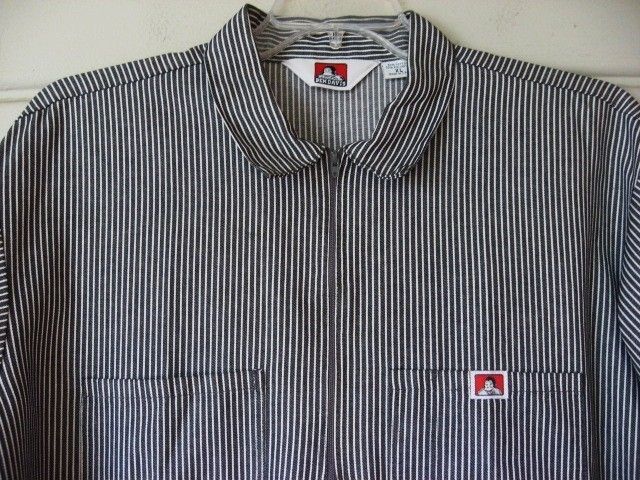 VINTAGEBEN DAVISGRAYPIN STRIPEDPULLOVERHALF ZIPPER