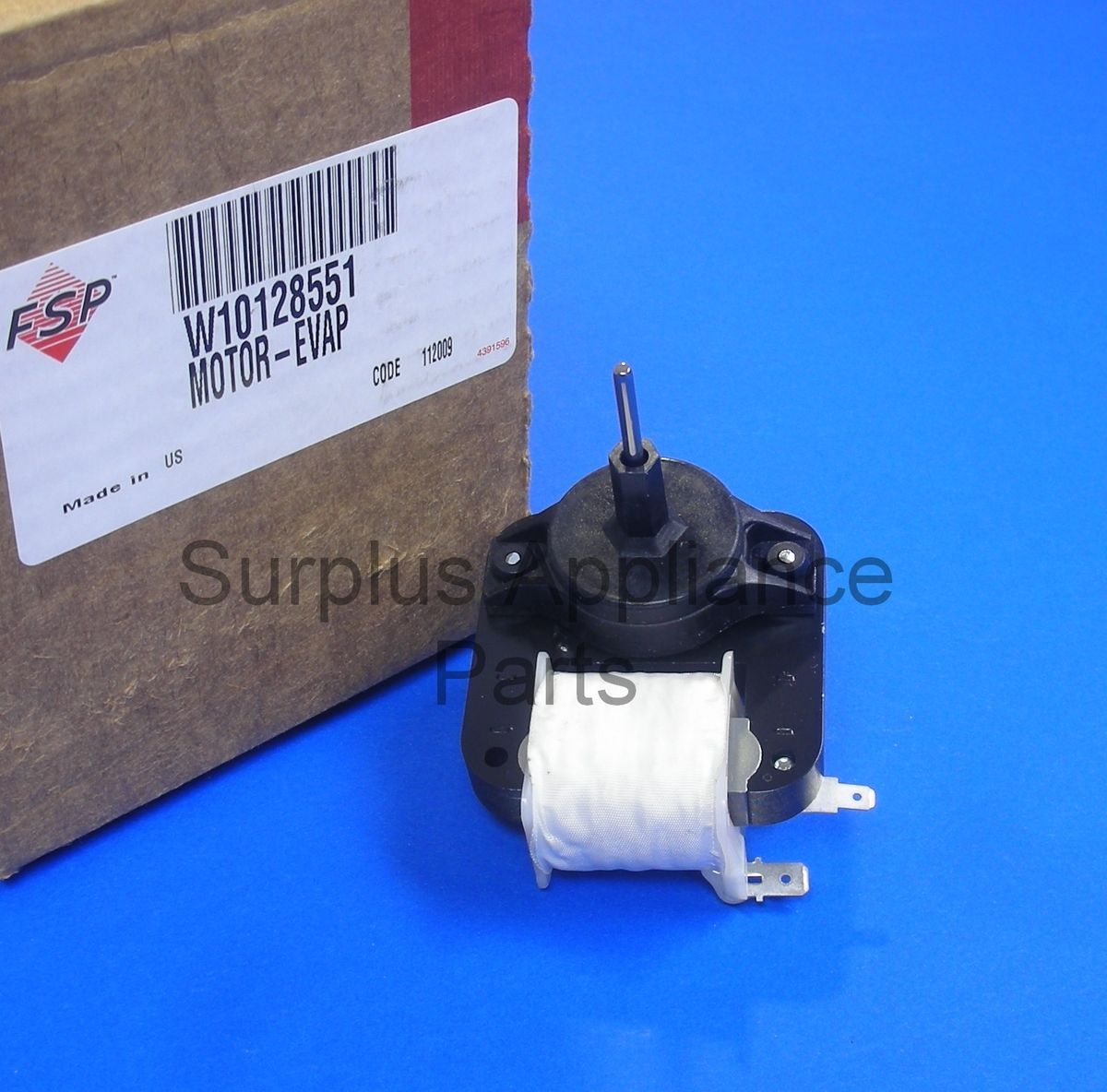 Maytag Whirlpool Evaporator Fan Motor W10128551 New