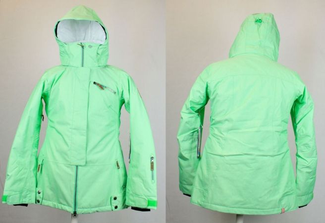 Roxy 2011 Brooke Green XS Womens Snowboard Jacket Wome