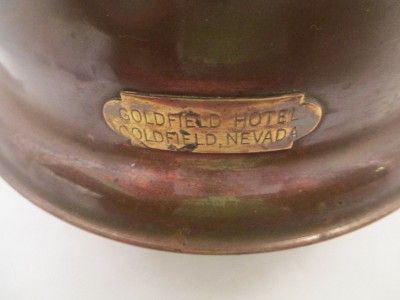 Vintage Goldfield Nevada Spittoon from The Haunted Historic Goldfield