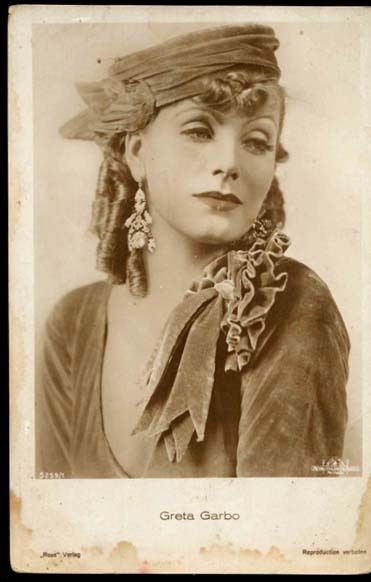 Movie Marvellous Greta Garbo Romance Film Ross Postcard