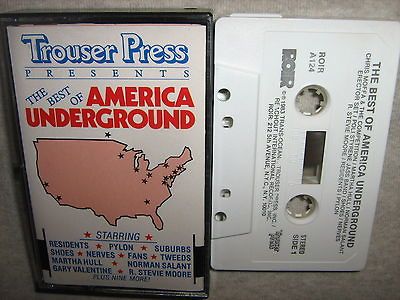 BEST OF AMERICA UNDERGROUND cassette TROUSER PRESS 1983 Residents