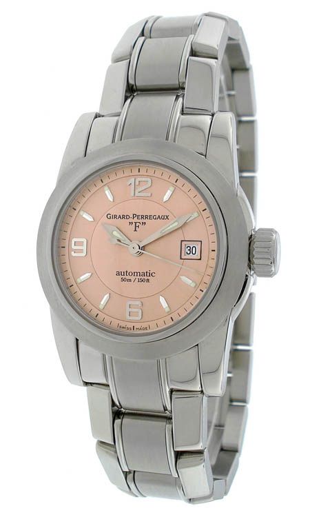 Girard Perregaux Lady F Acero Pink Ladies Watch GP8039011 TPE