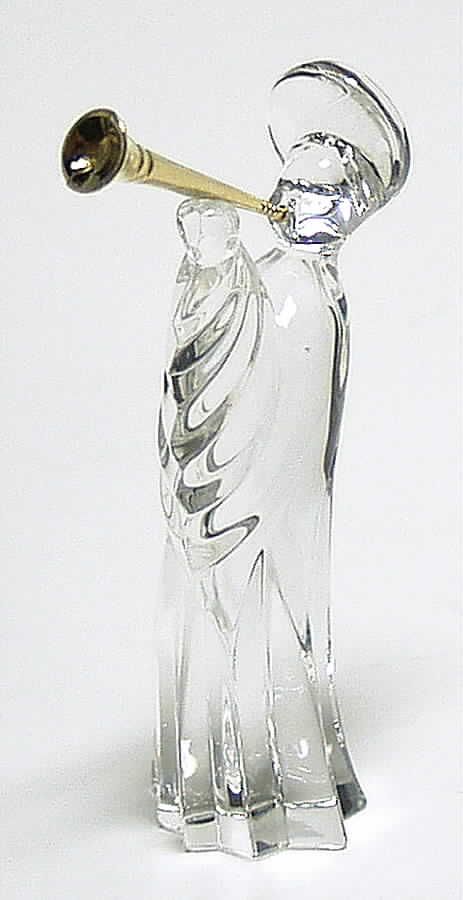 Gorham Crystal Nativity Gorham Angel with Trumpet 68365