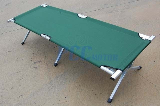 alum portable camping folding camp rv military cot bed time