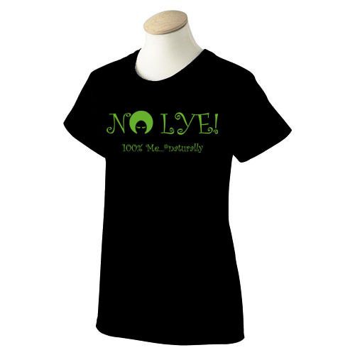 New No Lye Natural Hair T Shirt Size Womens Cut XL Black Short Sleeve