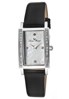 Lucien Piccard Watch 11673 02MOP Blk Womens Monte Baldo White