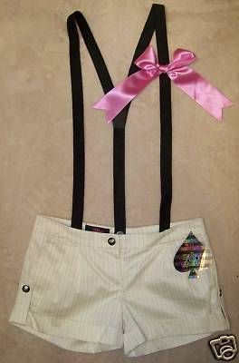 Alice in Wonderland Abbey Dawn Suspender Shorts 11