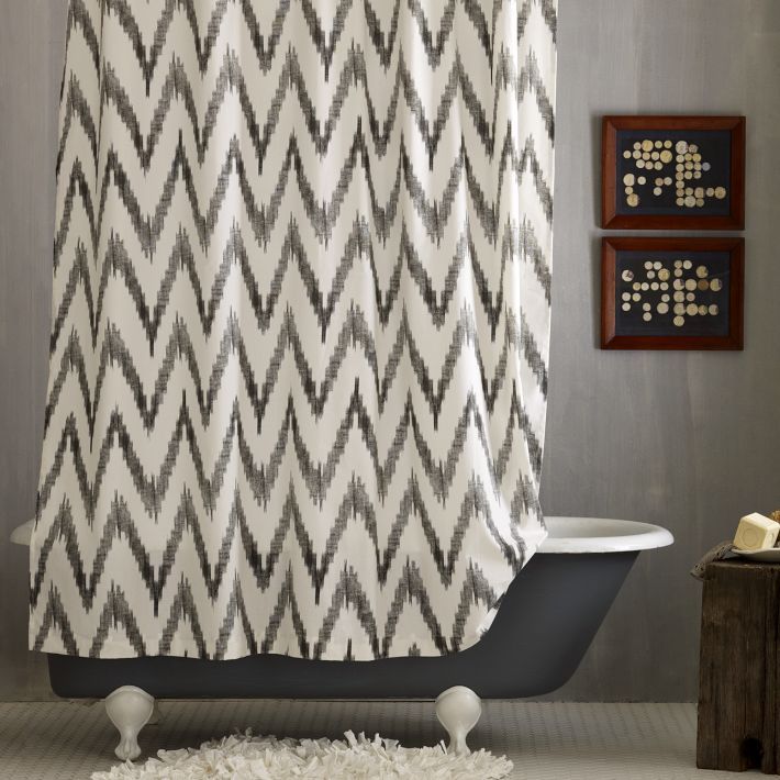  this chevron shower curtain s graphic large scale interpretation