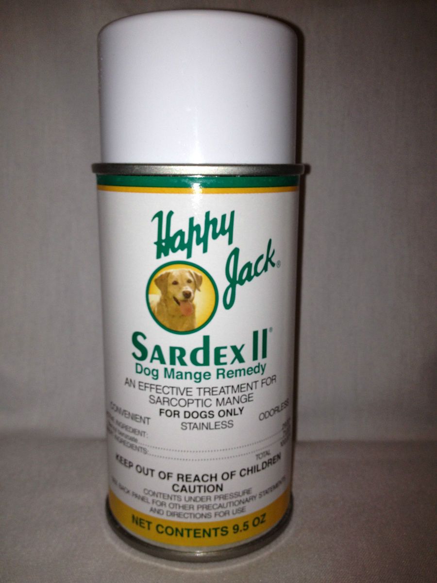 Happy Jack Sardex II Aerosol 9 5oz Mfg Code 1050 for Dogs with Mange