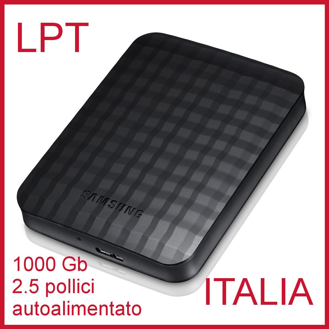 Hard Disk HD Esterno Samsung M3 Autoalimentato 1000GB 2 5 3 0 1000 GB