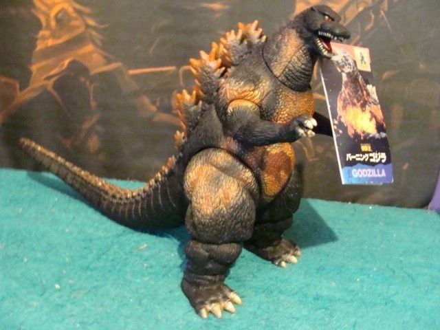 1995 Bandai Burning Godzilla w Tag Original Release