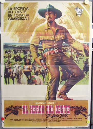 SE85 Buffalo Bill Gordon Scott Spaghetti Orig 1sh Spain