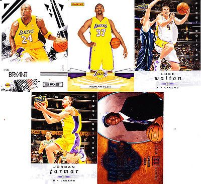  ANGELES LAKERS, KOBE BRYANT, RON ARTEST, LUKE WALTON, JORDAN FARMAR