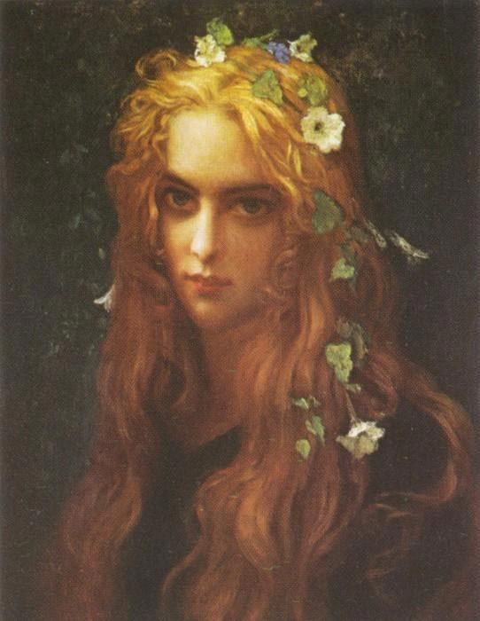 Hebert Oil Painting Repro Ophelia James Sant Ophelia