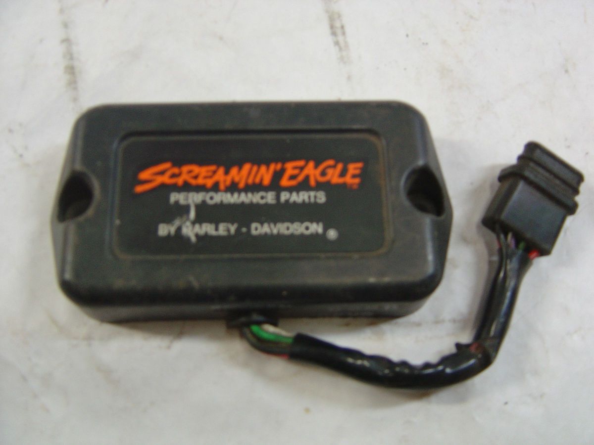 Harley Screamin Eagle 32421 85a Ignition Module Evo 8000 Rpm Black Box On Popscreen