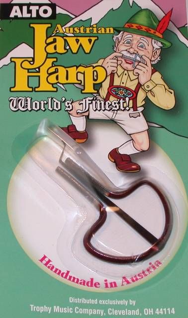 alto jaw harp 3493 package includes how to play instuctions