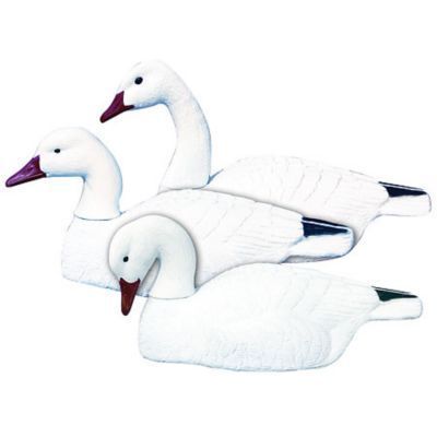 HIGDON SNOW GOOSE SHELLS 12PK W 6 STAKES NEW