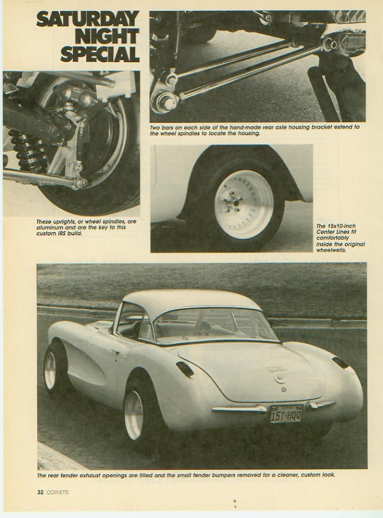 1957 CorvetteSaturday Night SpecialOriginal Article