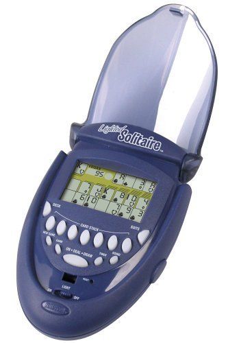 Radica Lighted Solitaire Electronic Handheld Game