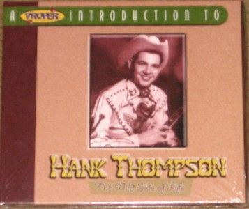 cd hank thompson the wild side of life