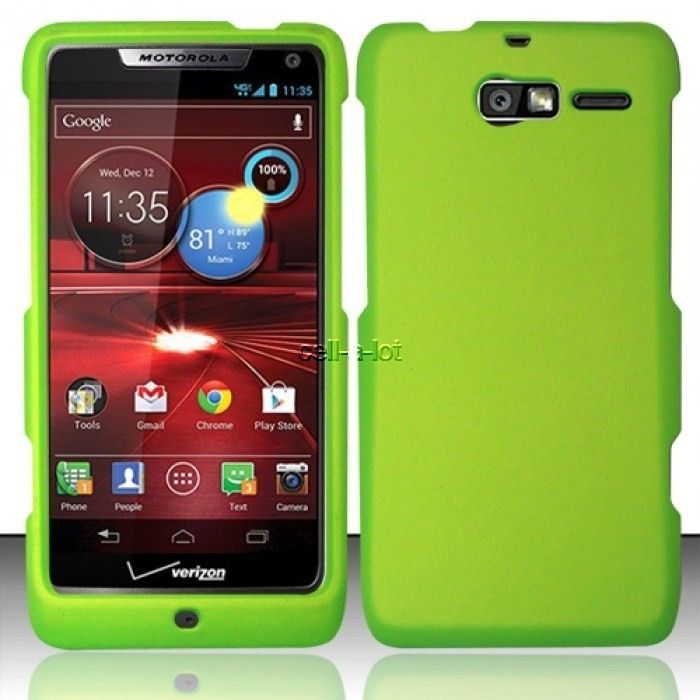  RAZR M Matte Green Hard Protector Skin Phone Case Cover Shell