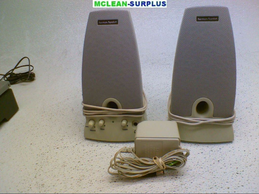 Harman Kardon HK195 Computer Speaker Set with Power Adapter