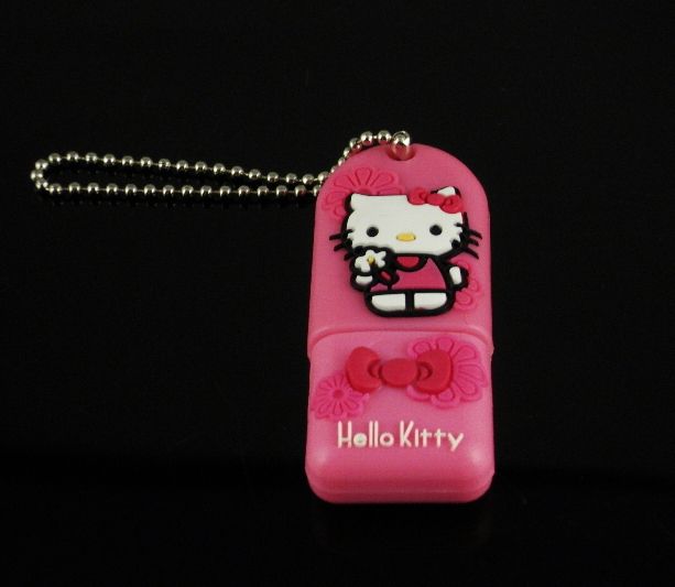 4G 4GB Hello Kitty USB Drive Flash Pen Drive Pink U4