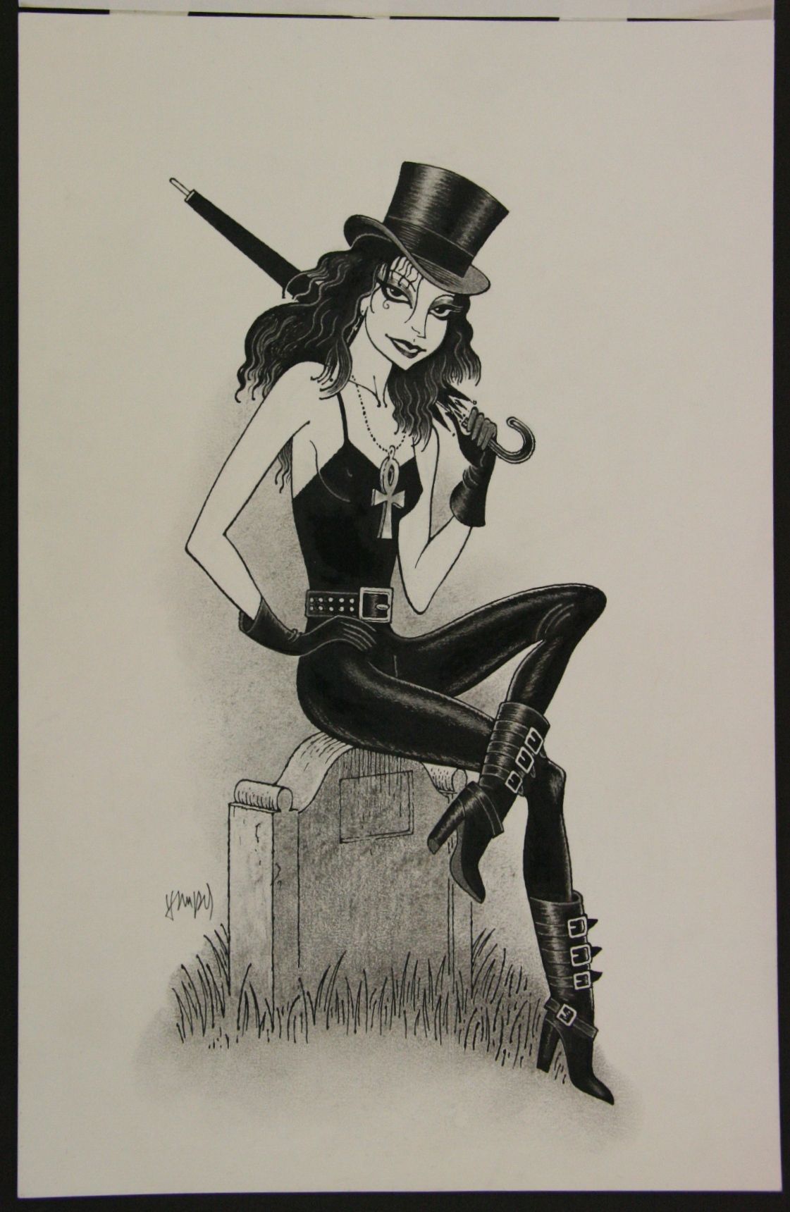 Beautiful Marc Hempel Death Tombstone Commission Sandman Endless No