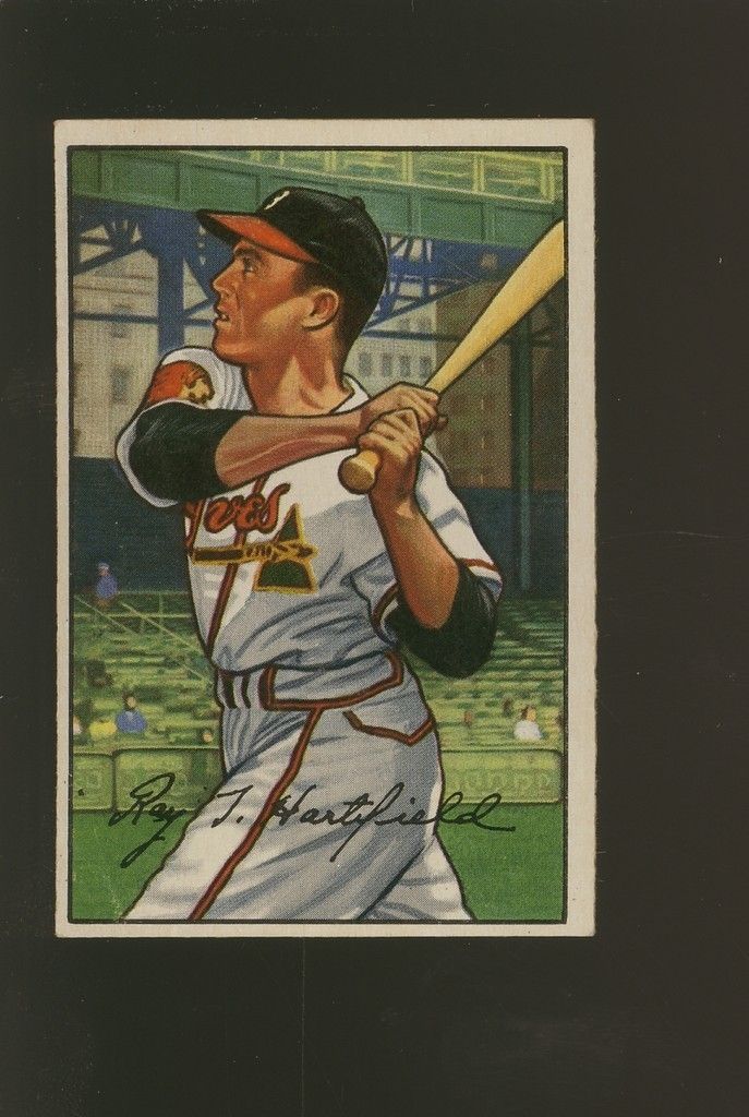 1952 Bowman Roy Hartsfield 28 EX 1151B