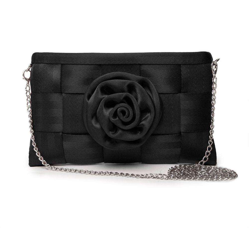 Harveys Seatbelt Bags LILY ROSE CLUTCH BLACK **** *SALE ITEM*** Super