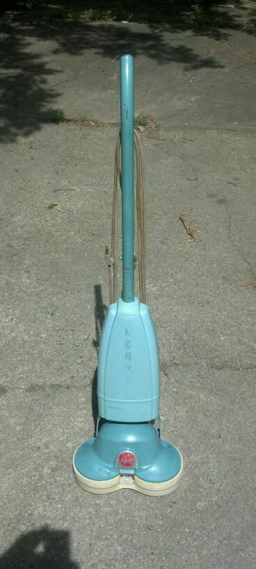 Vtg Hoover Shampoo Floor Polisher Scrubber Buffer Hardwood Vinyl