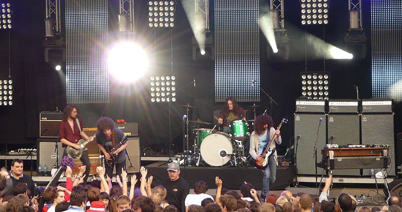 Wolfmother performing at the MTV Australia Awards 2009 on 27 March