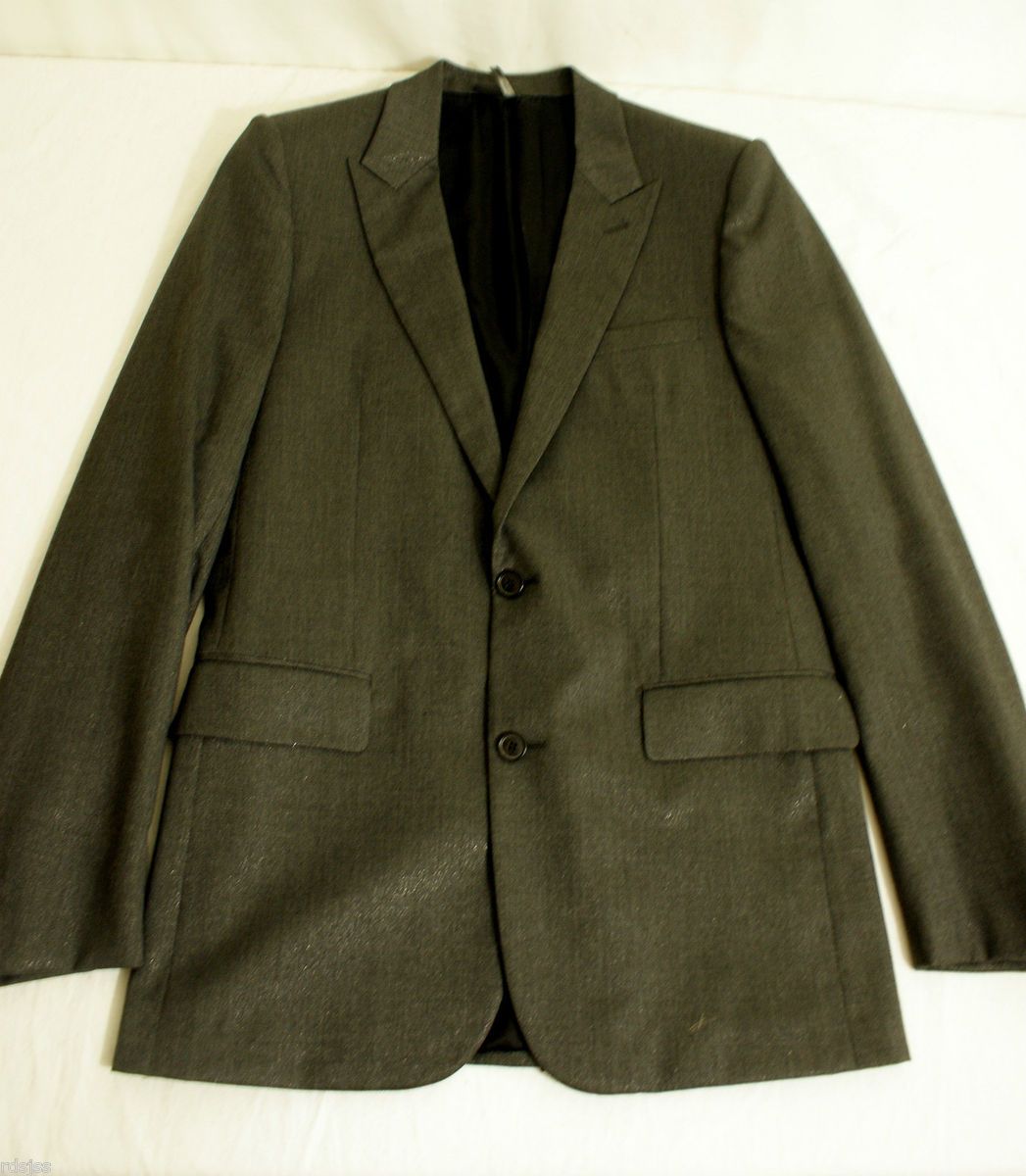 Dior Homme Hedi Slimane Mens Fitted Blazer Jacket Size 40 with A Shine