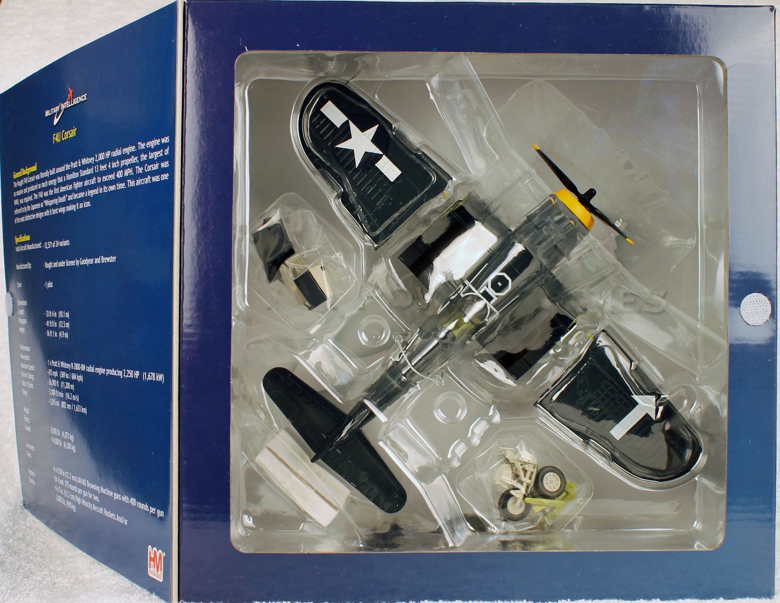  HA8206 F4U 1D Corsair USN VF 84 Roger Hedrick 148 Diecast Model